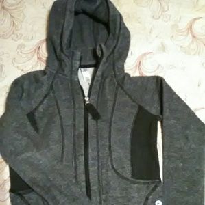 90 degrees girls grey hoodie